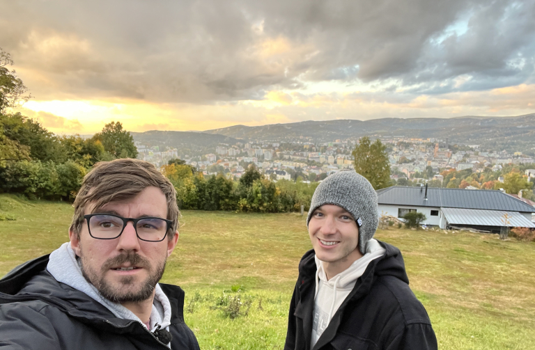 výhled na Jablonec Kluci z Prahy